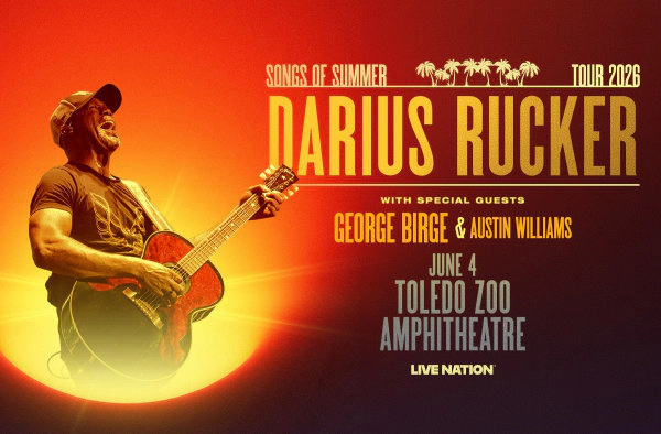 Enter for the chance to see Darius Rucker LIVE at The Toledo Zoo Ampitheatre!