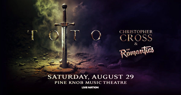 A pair of tickets to TOTO at Pine Knob!