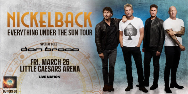 Win tickets to see Nickelback!