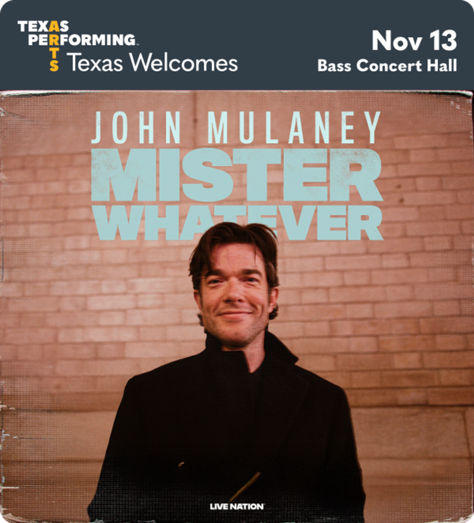 WIN TICKETS TO SEE JOHN MULANEY!