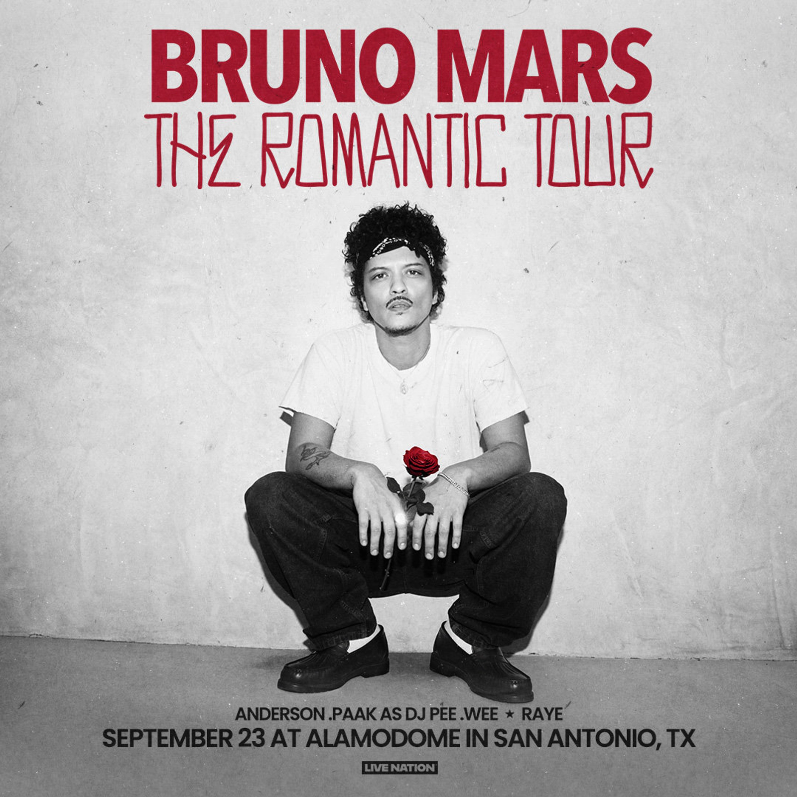 Win Tickets to see Bruno Mars at the Alamodome!