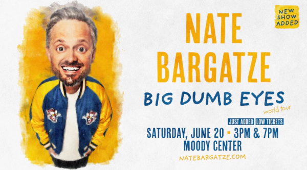ENTER FOR A CHANCE TO SEE NATE BARGATZE!!