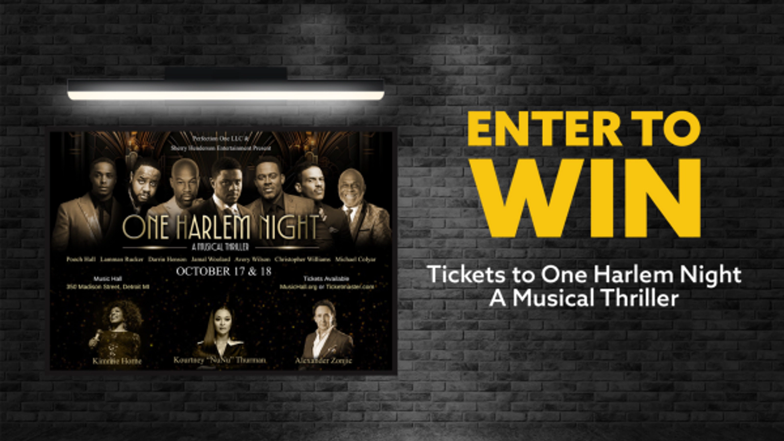 Win Tickets to One Harlem Night