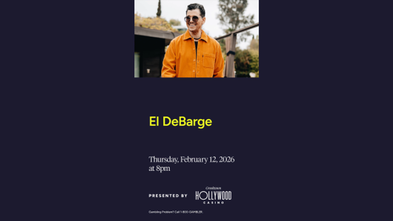 El DeBarge February 12 at the Music Hall