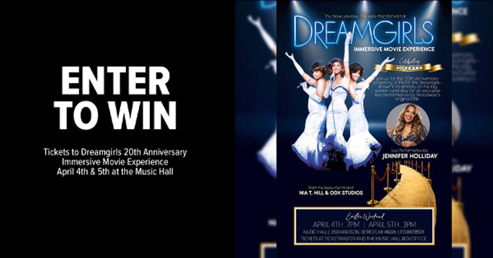 Win Tickets to Dreamgirls 20th Anniversary Immersive Movie Experience