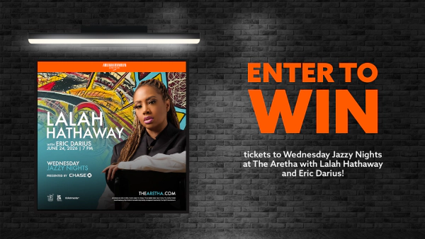 Lalah Hathaway with Eric Darius June 24th.  Wednesday Jazzy Nights at the Aretha.