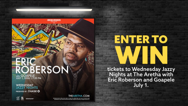 Eric Roberson with Goapele July 1. Wednesday Jazzy Nights at the Aretha.