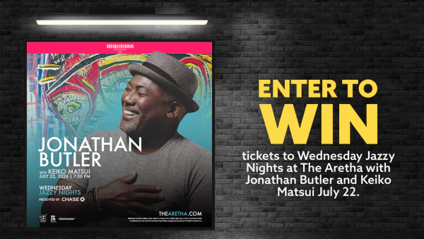 Jonathan Butler and Keiko Matsui July 22. Wednesday Jazzy Nights at the Aretha.