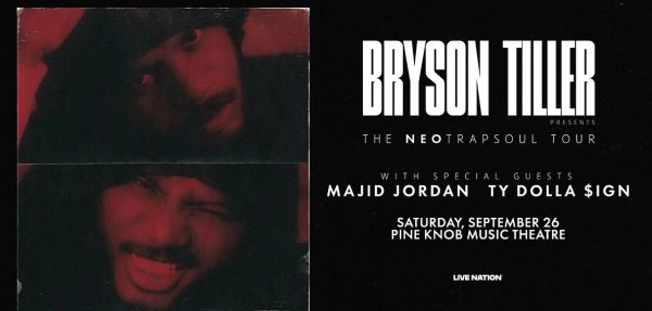Listen to Mix 92.3 to win tickets to see Bryson Tiller at Pine Knob Music Theatre on Saturday September 26th!