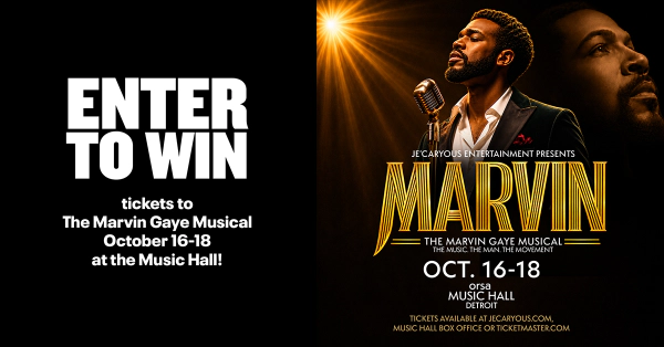 Enter to win tickets to The Marvin Gaye Musical October 16-18 at the Music Hall