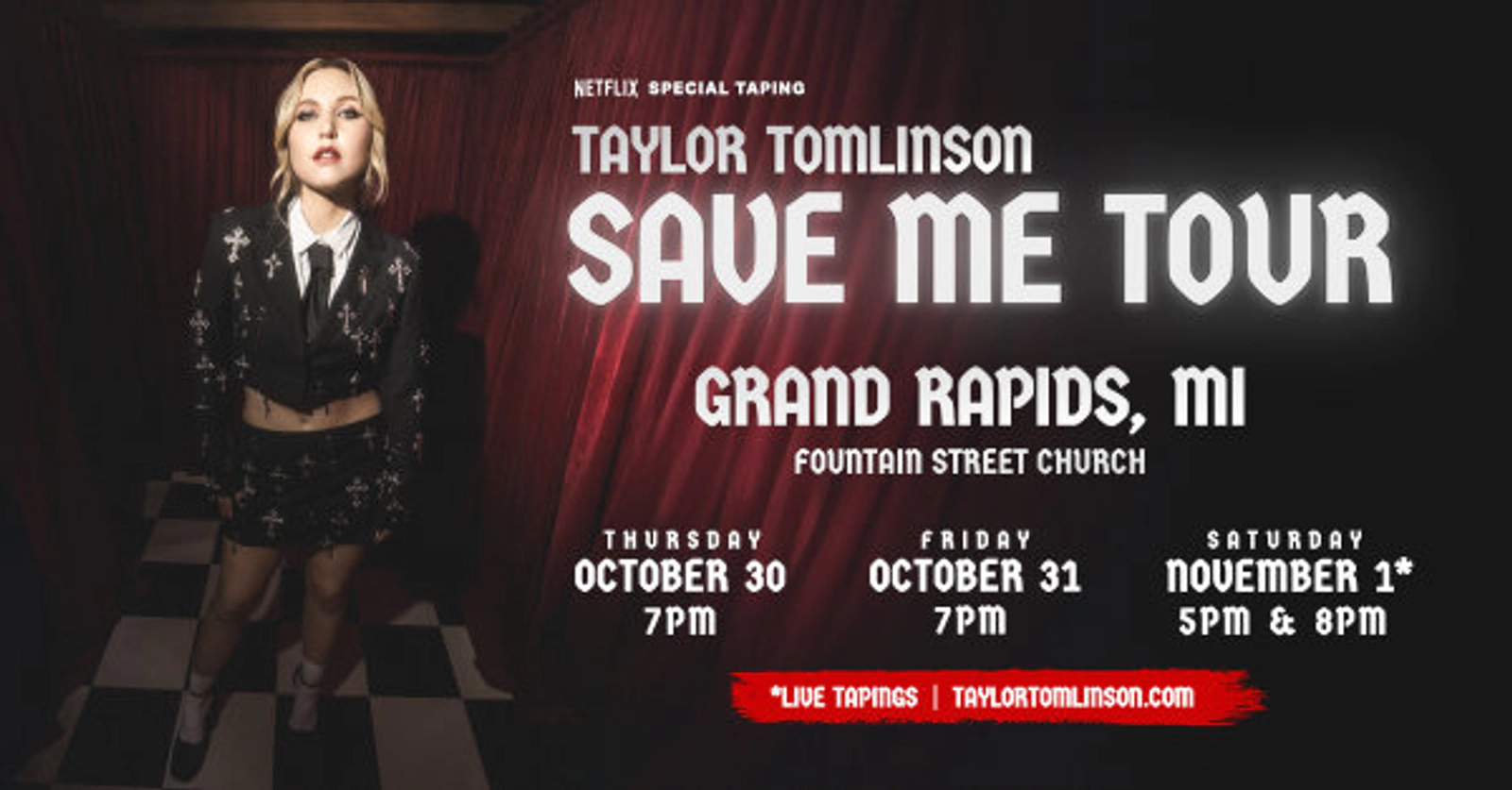 Win tickets to see Taylor Tomlinson Live!