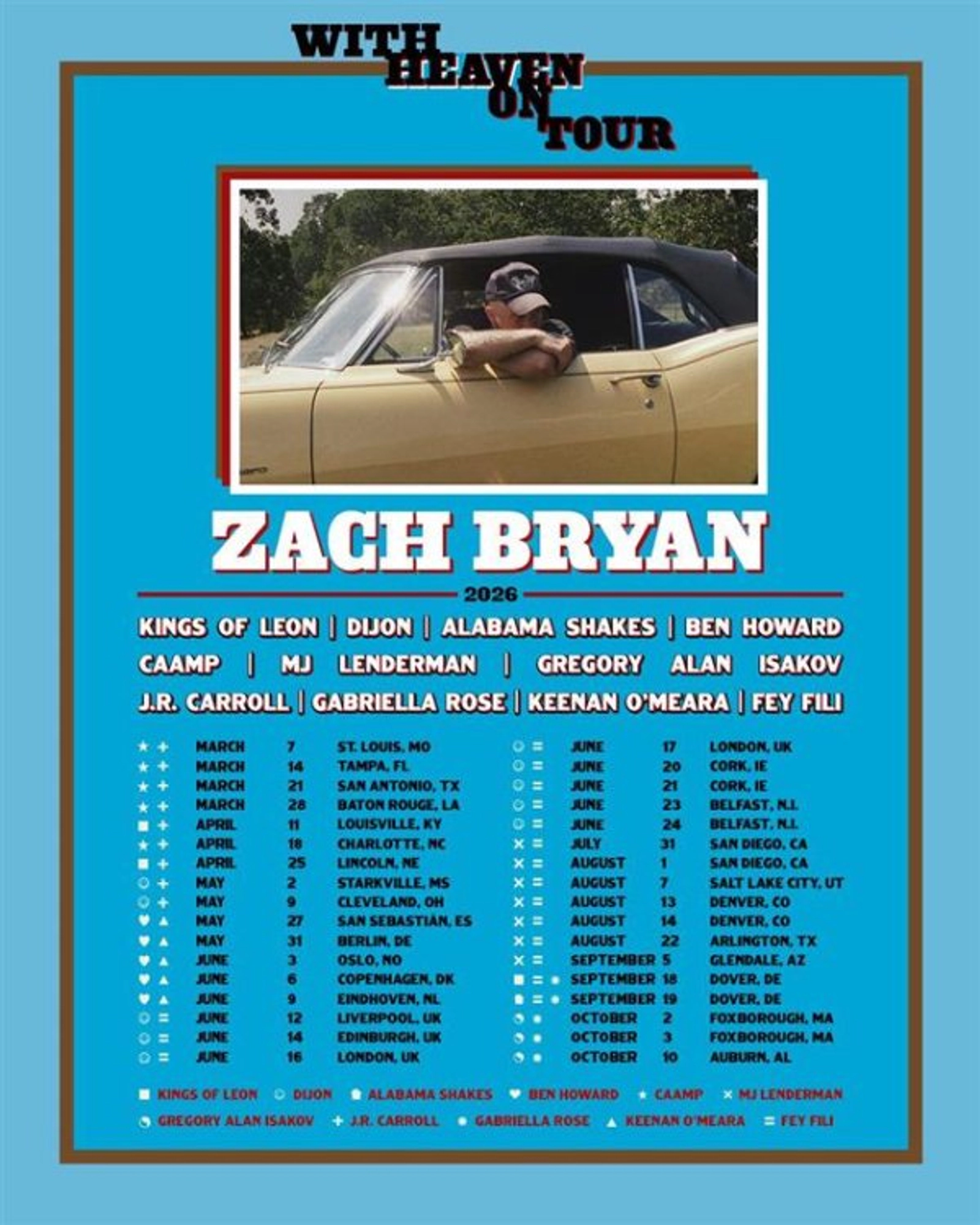 Win Zach Bryan Tickets