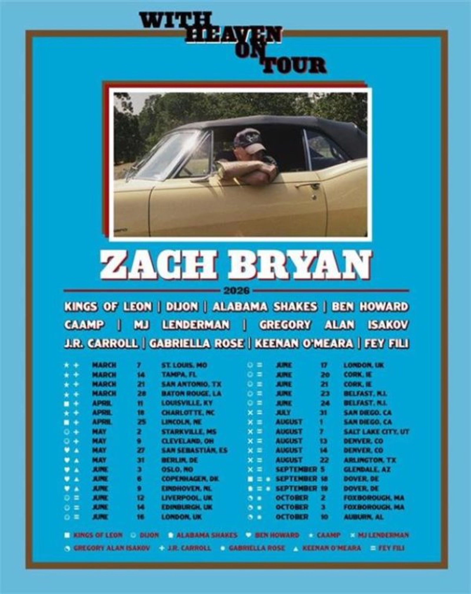 Win Zach Bryan Tickets