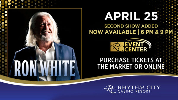 Win Tickets To See Comedian Ron White At Rhythm City Casino