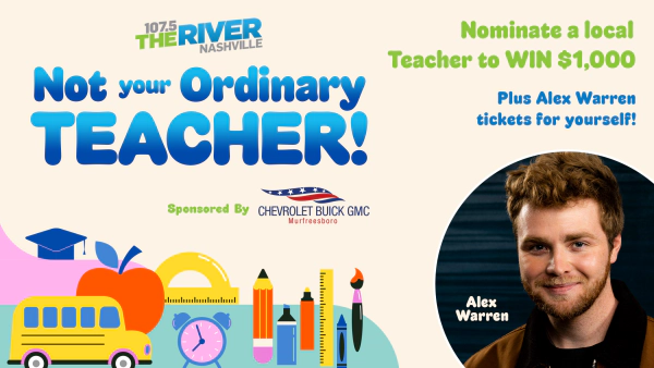 Nominate a Teacher to win $1,000!