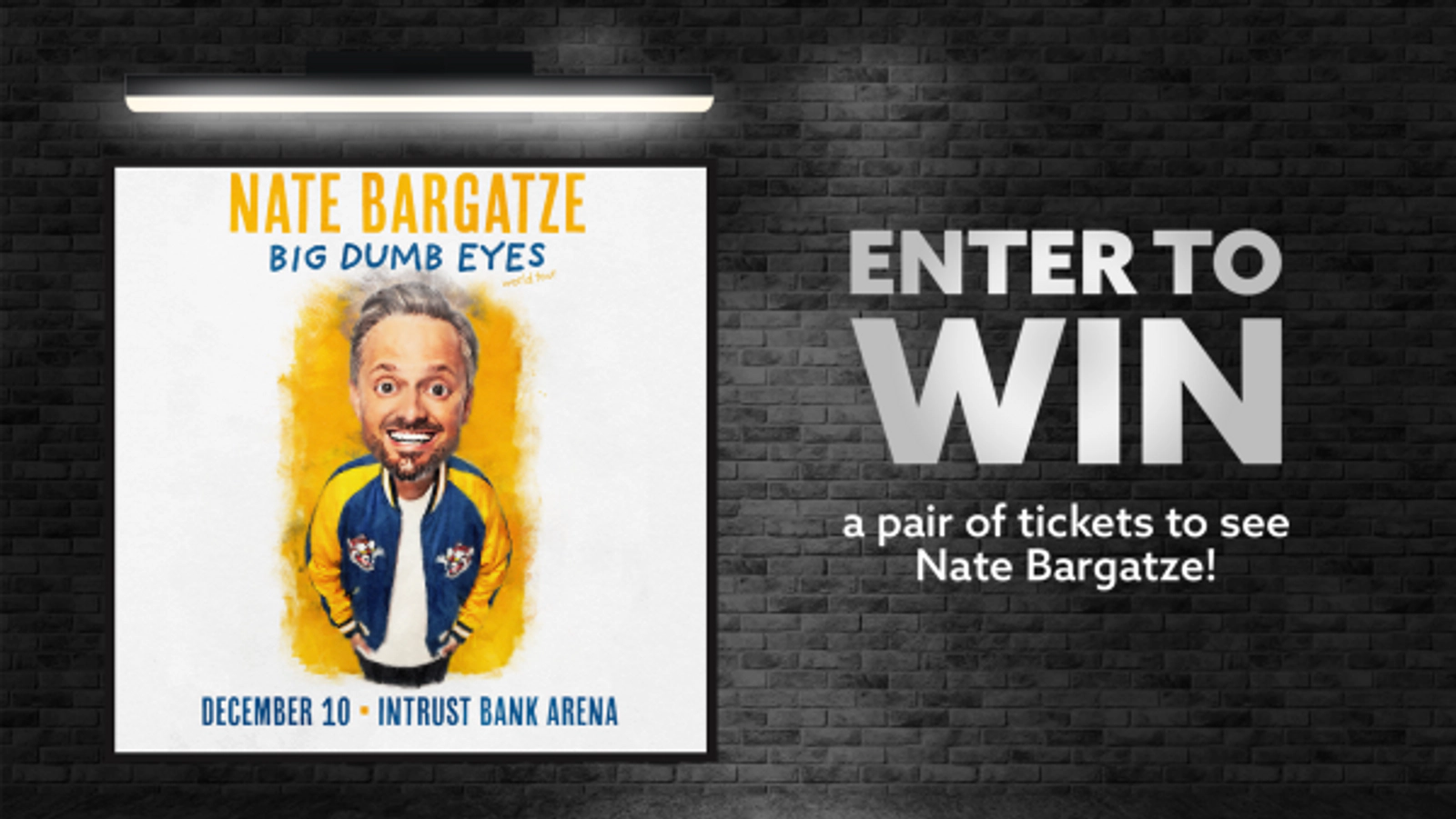 Win a pair of tickets to see Nate Bargatze!