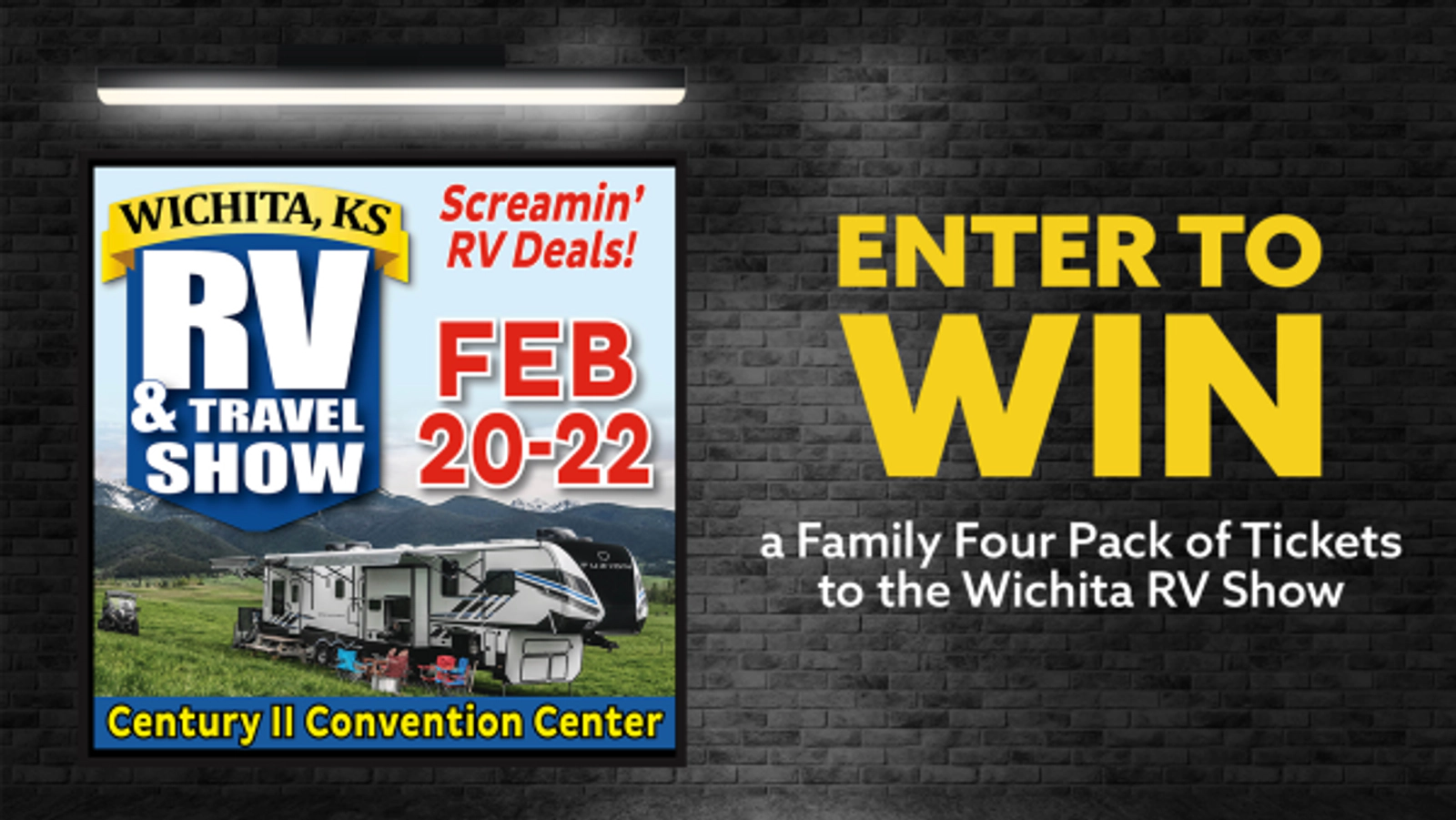 Enter to Win a Family Four Pack for the Wichita RV Show!