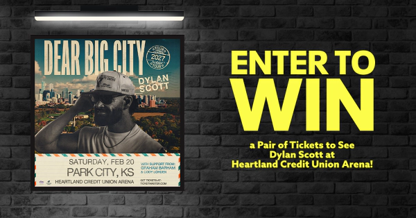 Win a Pair of Tickets to See Dylan Scott at Heartland Credit Union Arena!