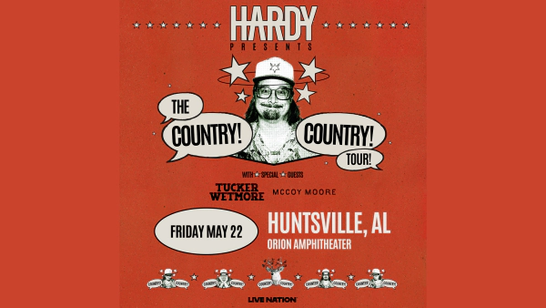 Win tickets to see Hardy at The Orion Amphitheater!