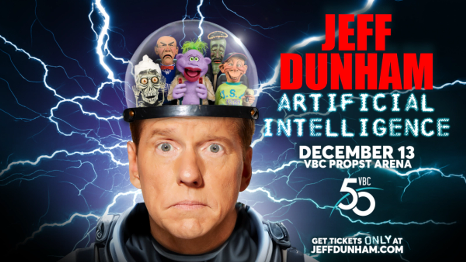 Win tickets to see Jeff Dunham at The VBC!