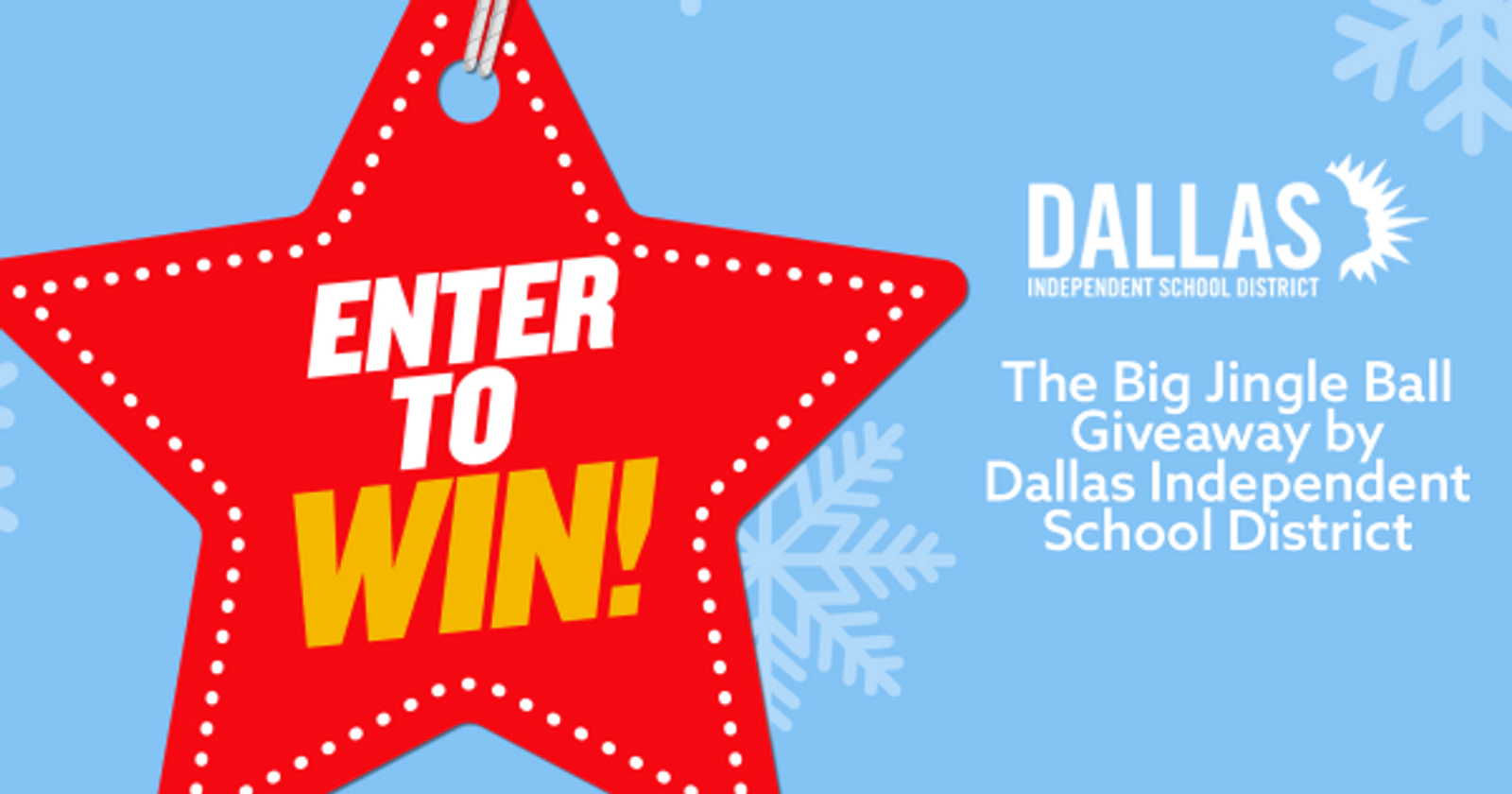 The Big Jingle Ball Giveaway! Win Tickets to Jingle Ball, sponsored by Discover DISD-Dallas Independent School District