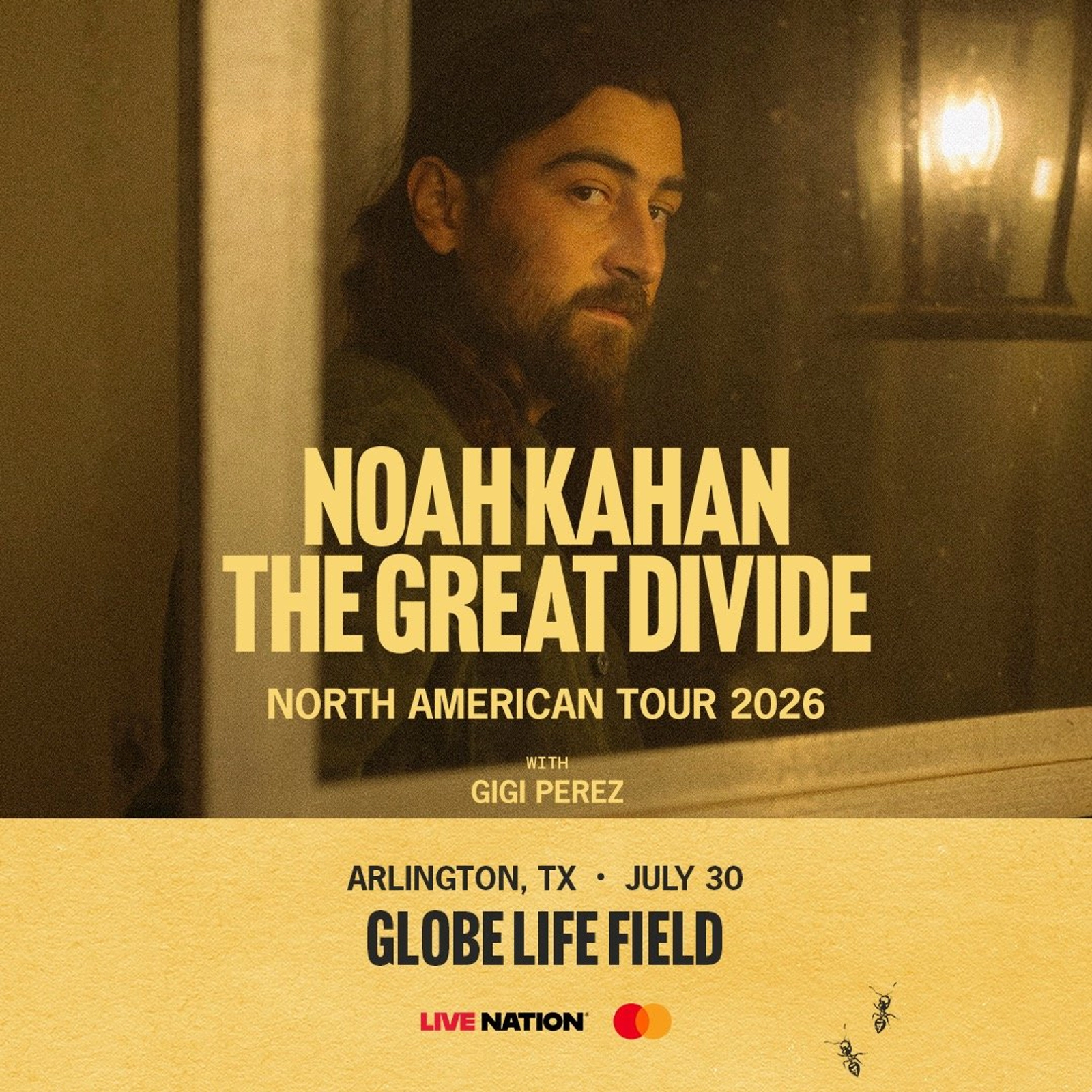 Enter to win a pair of tickets to see Noah Kahan at Globe Life Field on July 30th!