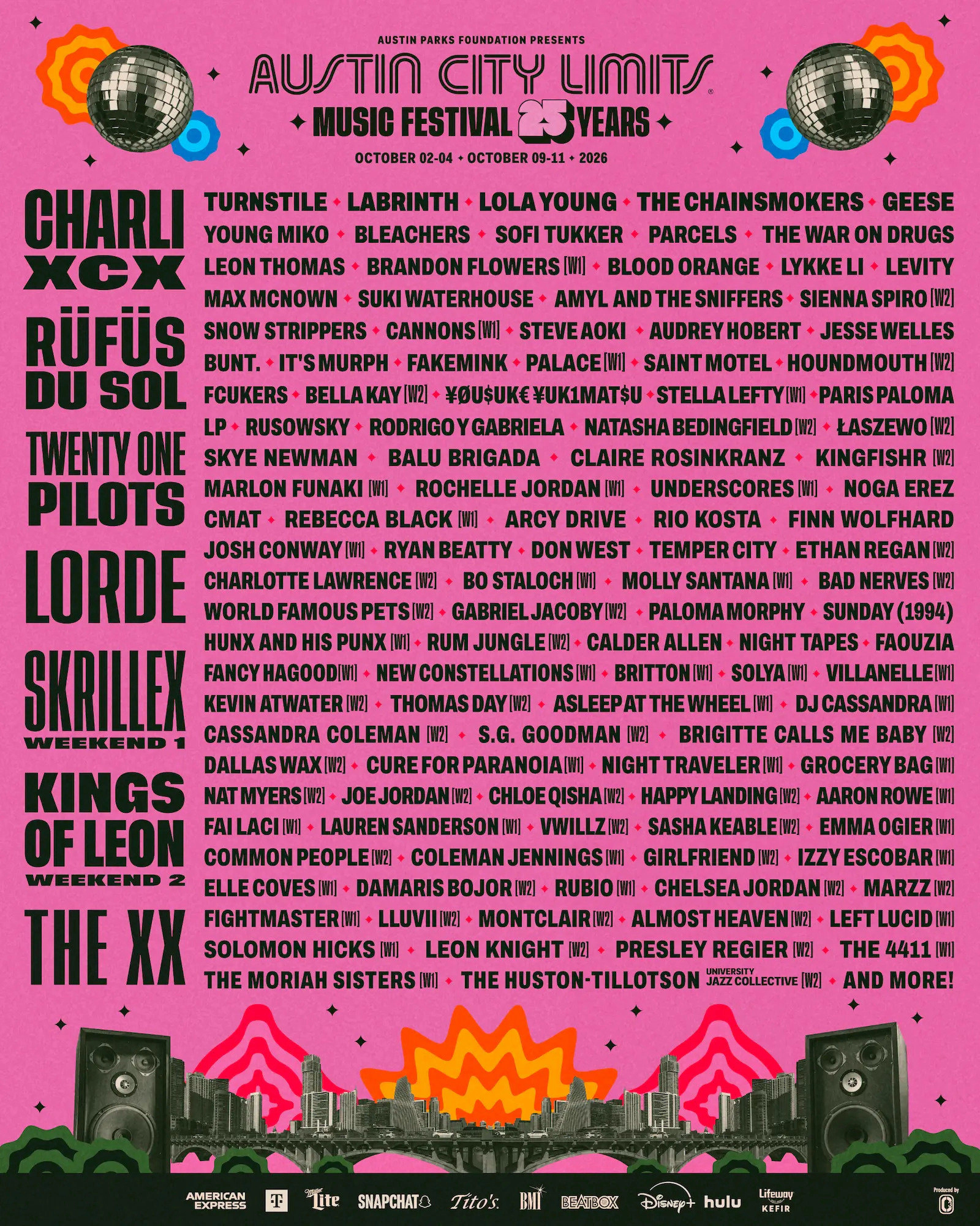 Enter for your chance to win a pair of 3 day Weekend 1 Austin City Limits Wristbands!