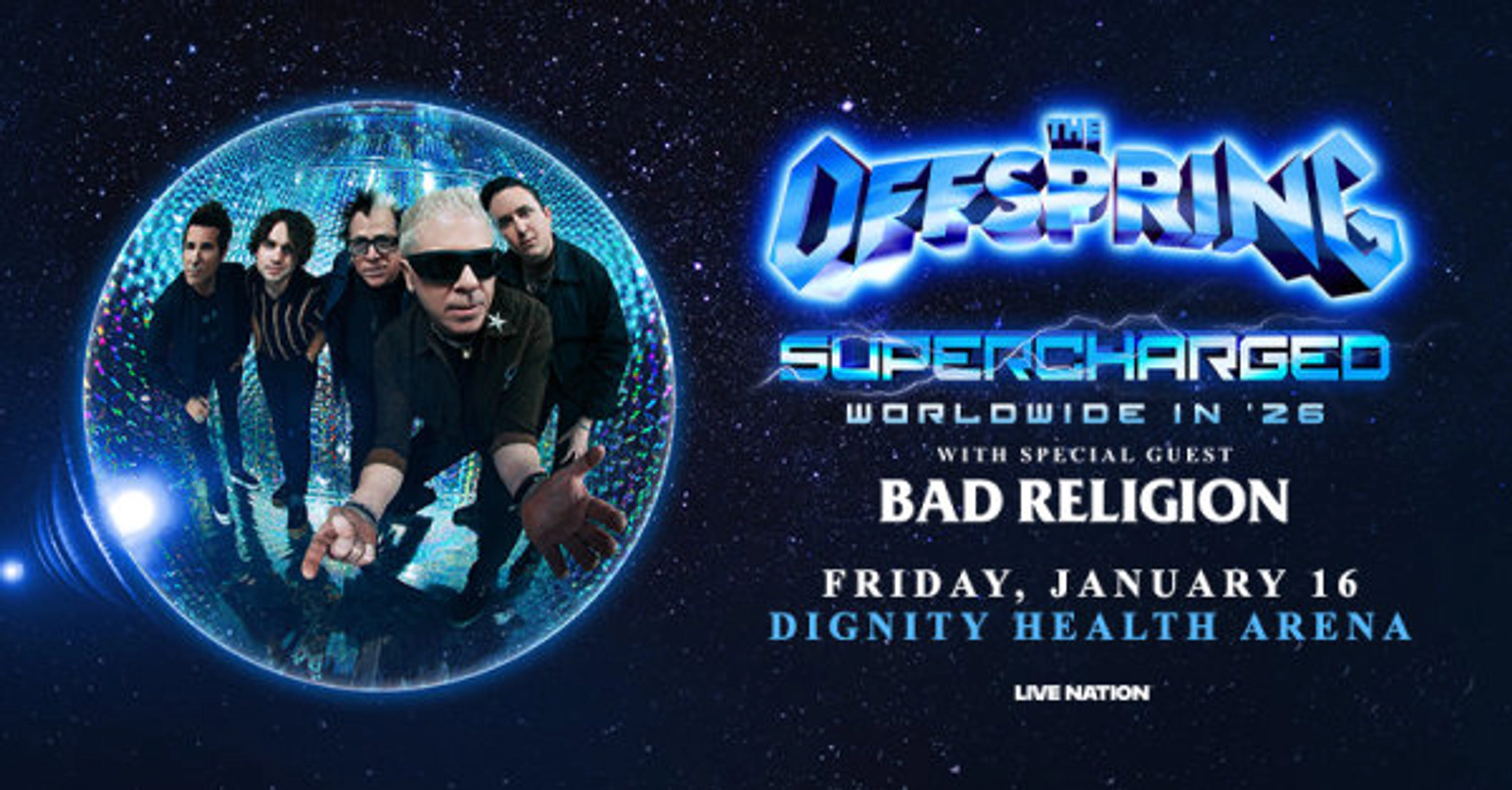 KRAB Has your Tickets to see OFFSPRING at Dignity Health Arena Jan. 16th, 2026!