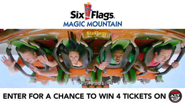 Enter for a chance to win tickets to Magic Mountain!