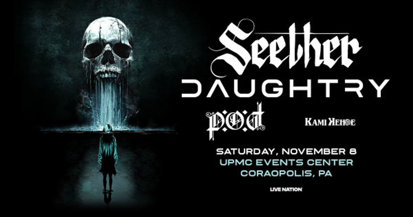 Seether & Daughtry @ UPMC Events Center 11.8.25