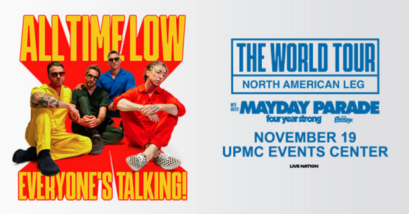 All Time Low @ UPMC Events Center 11.19.25