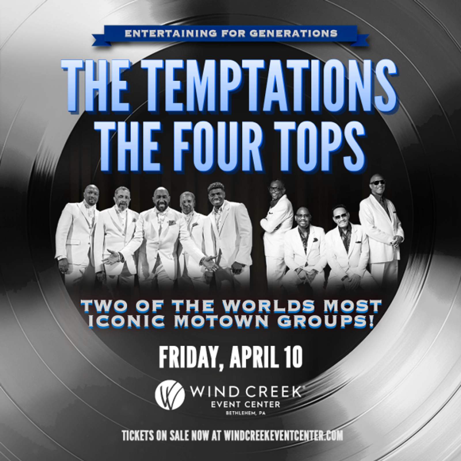 Register To Win Tickets to see The Temptations/The Four Tops!