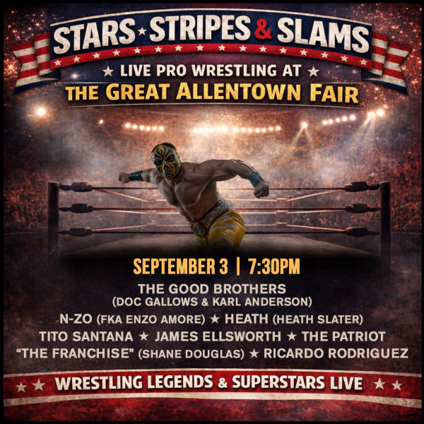 Stars, Stripes & Slams Pro Wrestling-Register For Chance To Win!
