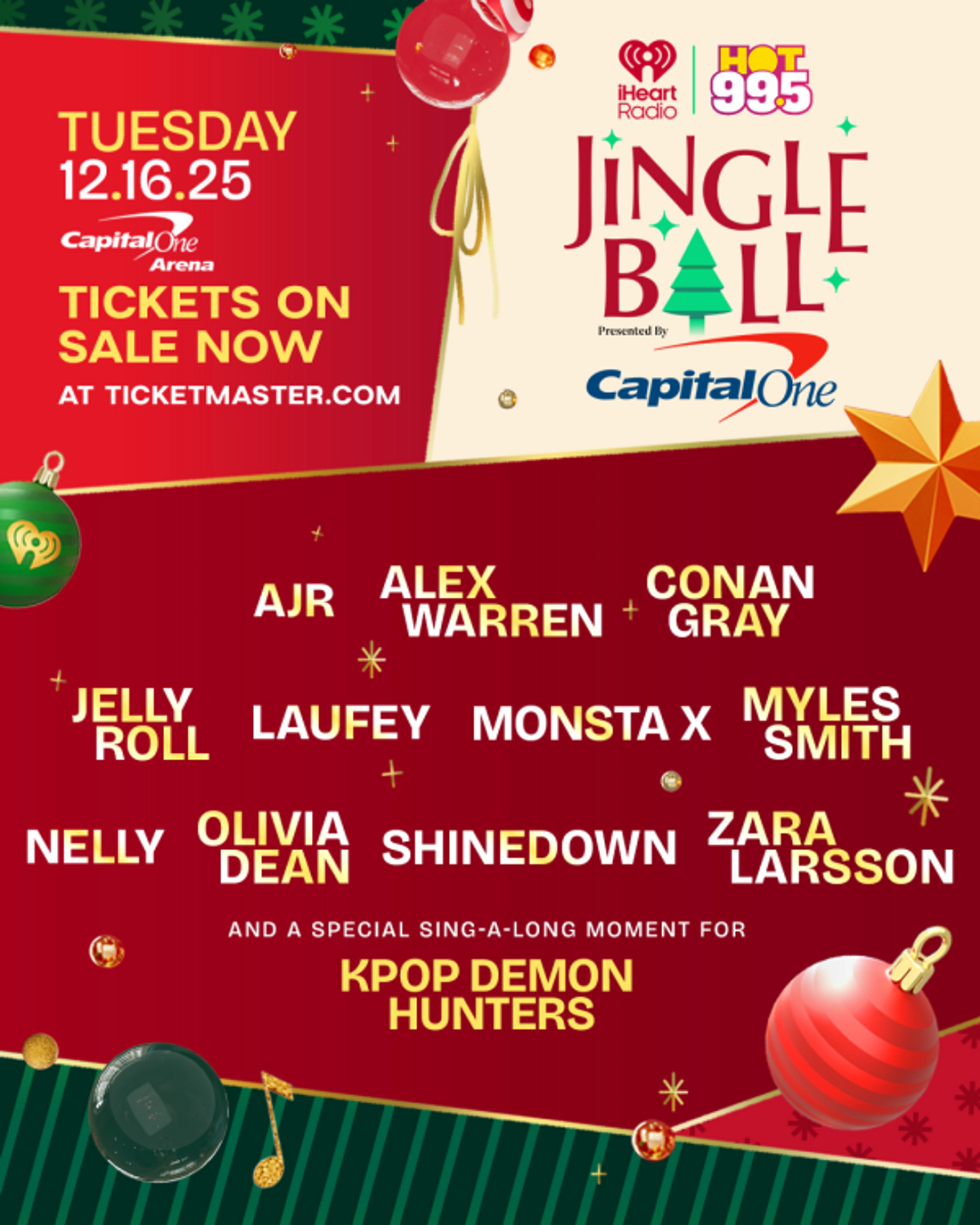 Jingle Ball | Capital One Arena 12/16/25 | Win on-air with Elizabethany!