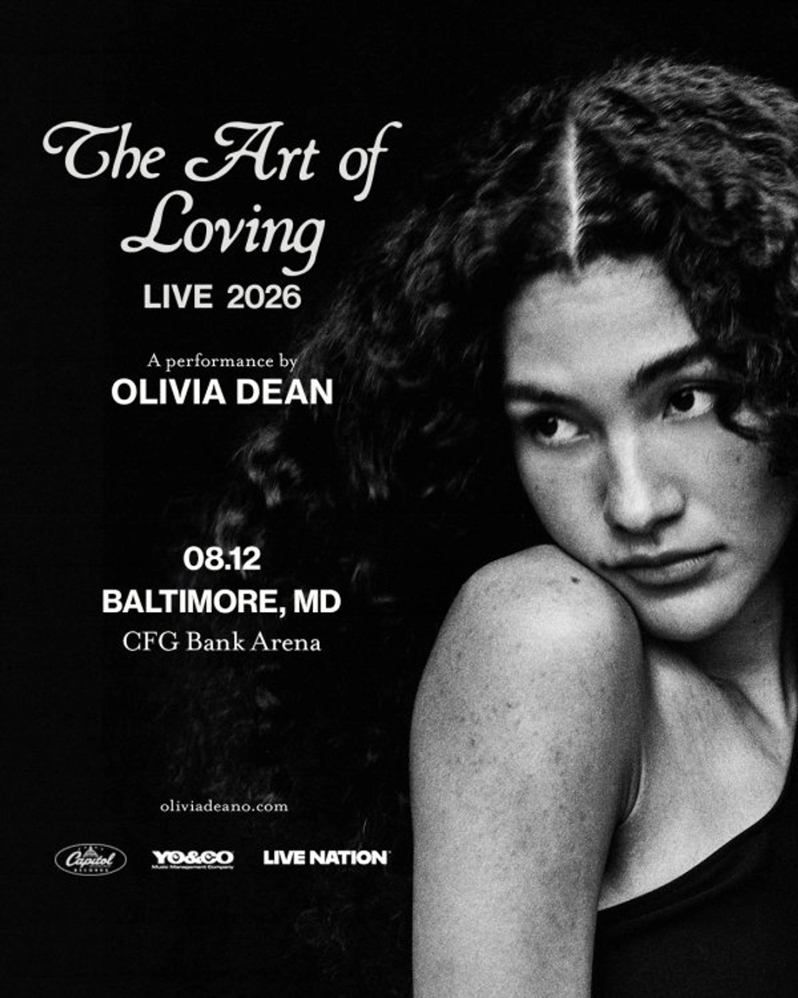 Olivia Dean | CFG Bank Arena 8/12/26 | Win on-air with YMS!