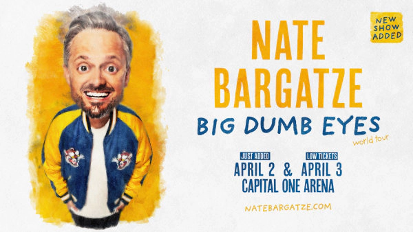 Win Tickets | Nate Bargatze @ Capital One Arena | 4/2/26