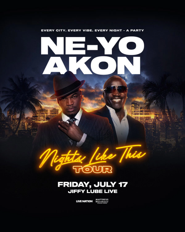Ne-Yo & Akon | Jiffy Lube Live 7/17/26 | Win on-air with Elizabethany!