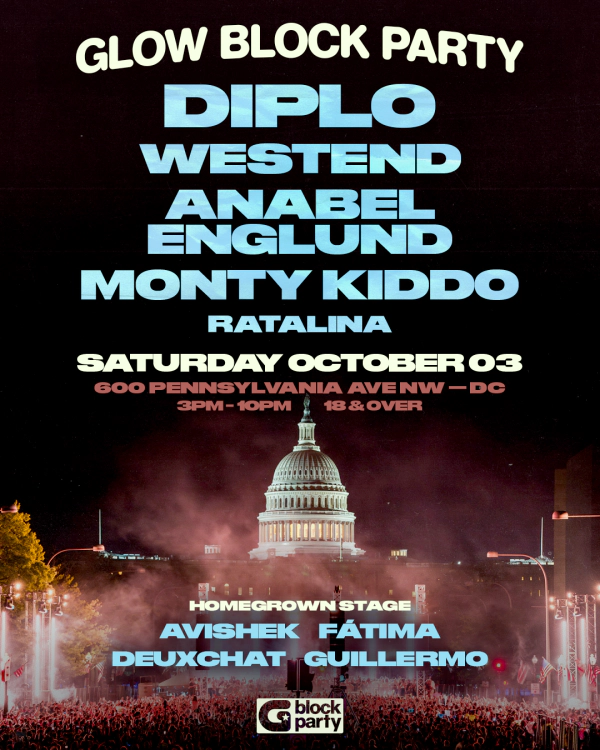 Glow Block Party | Washington DC 10/3/26 | Win on-air with Nick Gomez!