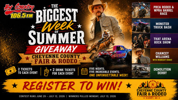 Win Tickets to The Biggest Week of Summer Giveaway – Cheyenne County Fair
