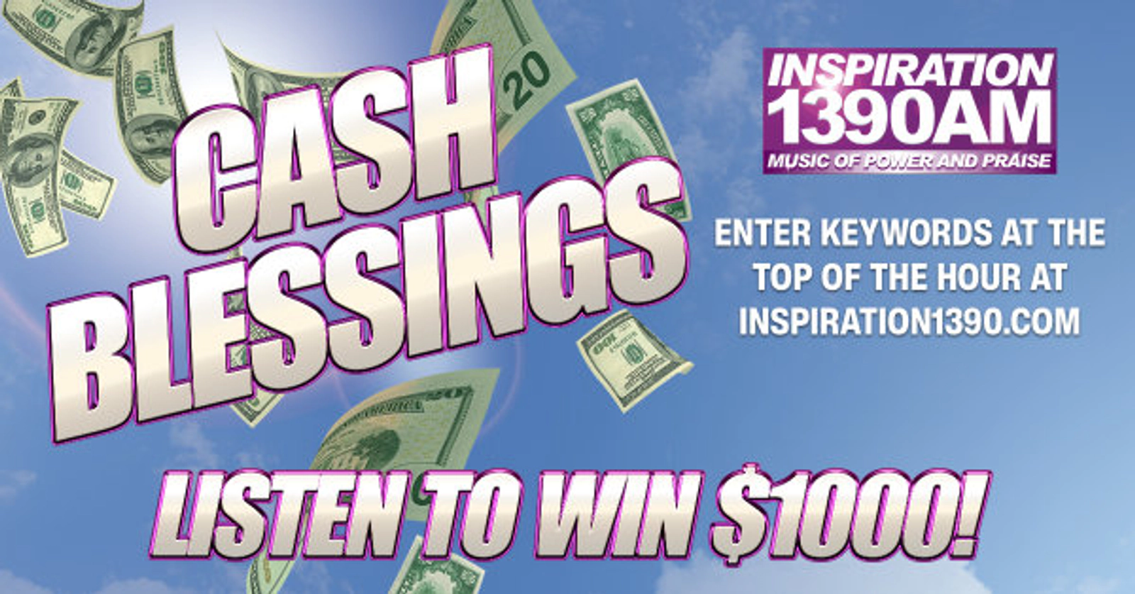 Listen to Win $1,000