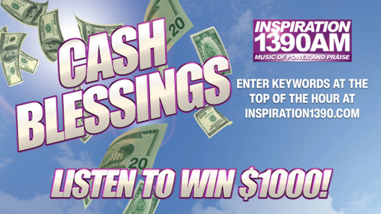 Listen to Win $1,000