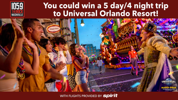 105.9 the Rock Has Your Chance to Win a Trip to Universal Orlando Resort!