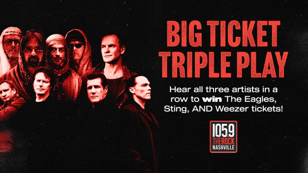 Big Ticket Triple Play - WIN Eagles, Sting, and Weezer tickets!