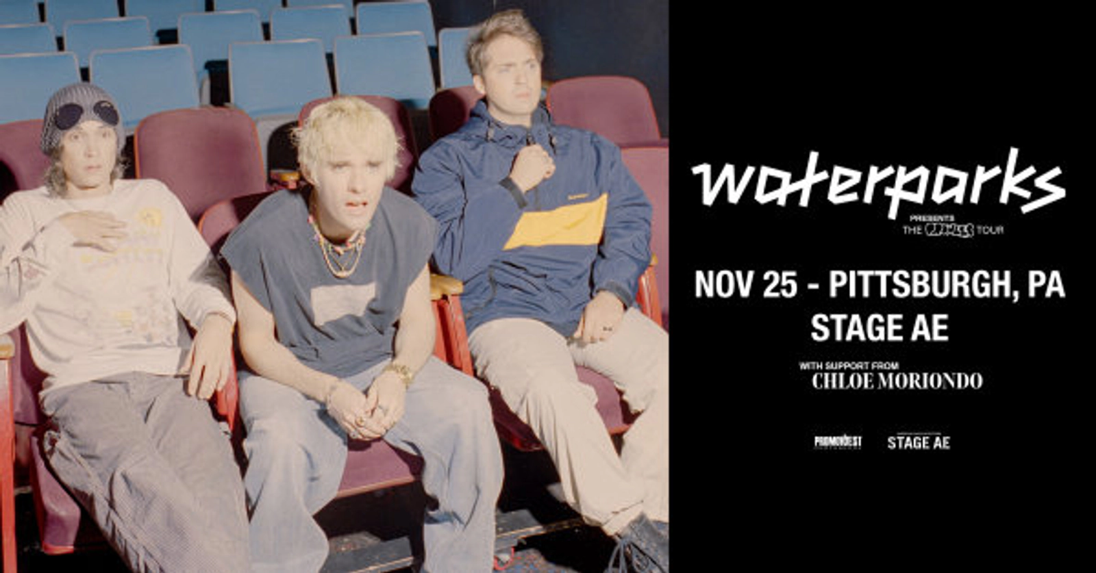 Win tickets to see Waterparks at Stage AE!