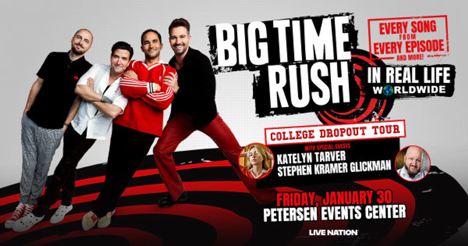 Win tickets to see Big Time Rush at the Petersen Events Center!