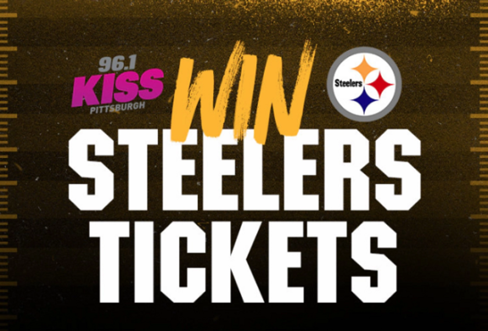 Win Steelers Tickets on 96.1 KISS!