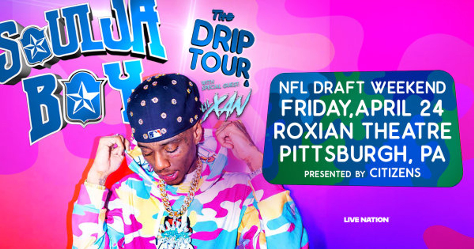 Win tickets to see Soulja Boy at the Roxian Theatre!