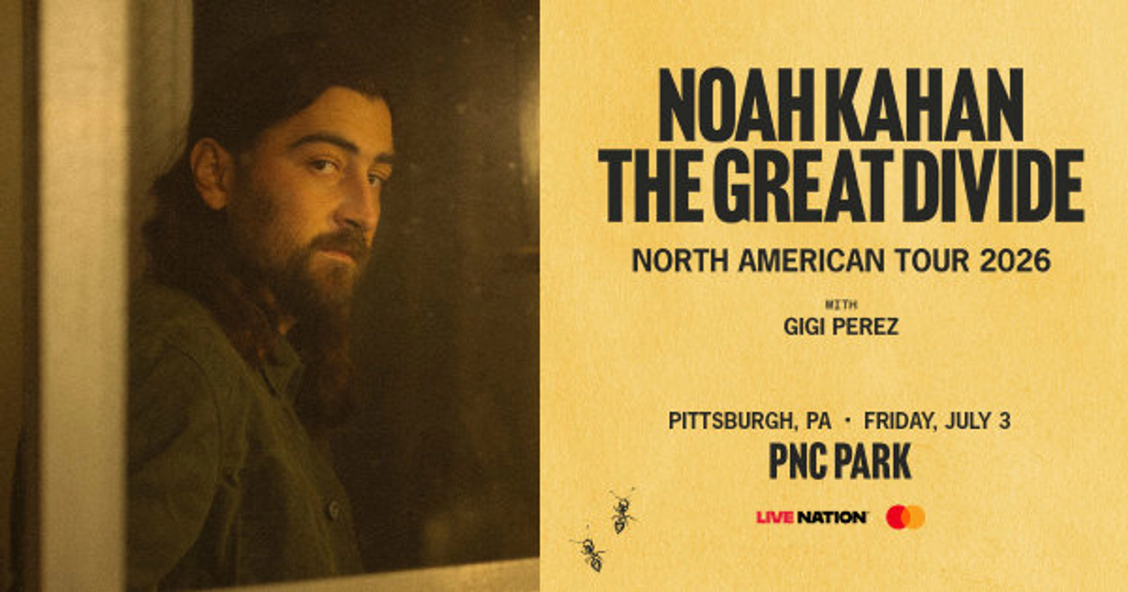 Win tickets to see Noah Kahan at PNC Park!