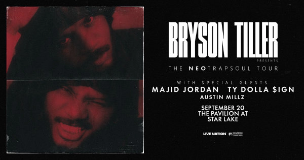 Win tickets to see Bryson Tiller at The Pavilion at Star Lake!