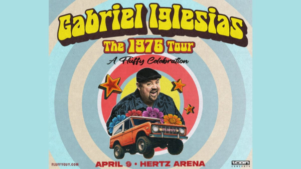 Win Tickets to see Gabriel Fluffy Iglesias: The 1976 Tour at the Hertz Arena